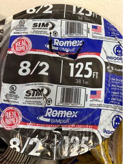 New Romex wire 8/2