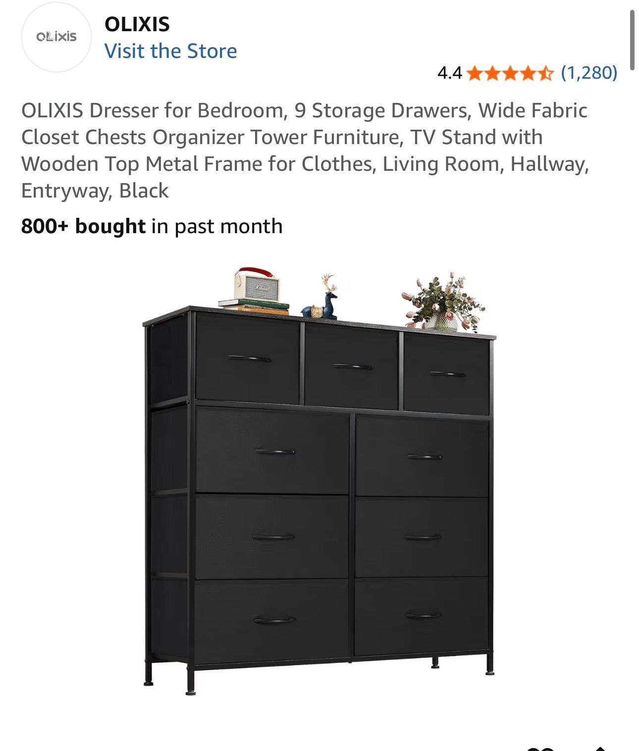 Fabric clothes organizer 