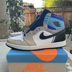 Size 11 - Nike Air Jordan 1 High Retro Prototype Blue White Mens DC6515-100 NEW
