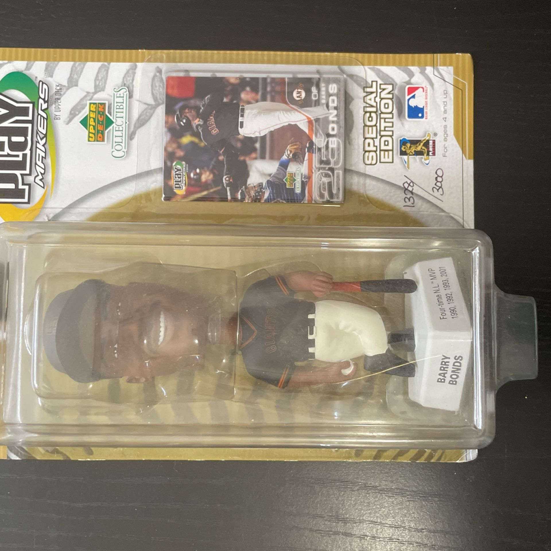 Barry Bonds NL MVP Special Edition Playmakers Upper Deck Collectible