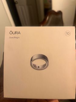 Oura Ring 4 Silver Size 10