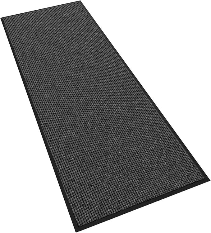 Door Floor Mat Commercial Grade Large Size 3' x 10'Heavy Duty Tough Entry Collection Slip Skid Entrance Mat with Rubber Backing Low Profile and Easy t