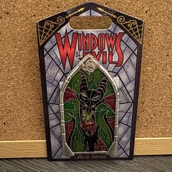Windows Of Evil Disney Pin. 