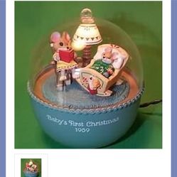 Vintage 1989 Hallmark Baby’s First Christmas Ornament