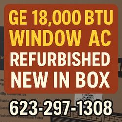 New In Box Window AC 18000 BTU