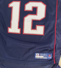 New England Patriots Tom Brady 12 NFL On Field Reebok Jersey
