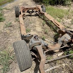 1979 Chevelle Frame And Rear End With Wheels 1.000 OBO