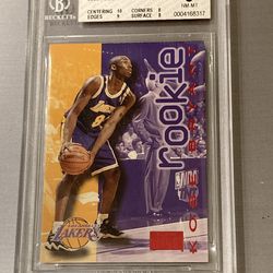 Kobe Bryant 1996-97 Skybox Rubies BGS 8 graded rookie card