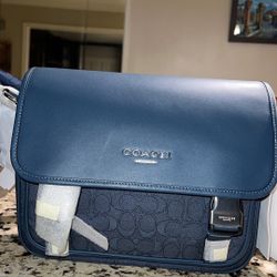 Blue Coach Bag