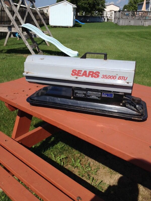 SEARS KEROSENE 35,000 BTU TORPEDO HEATER for Sale in Lockport, NY - OfferUp