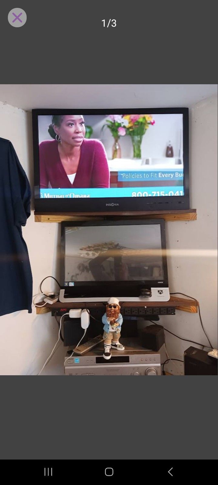 36" Insigna TV - Works Perfectly (Smoke, Pet Free Home)