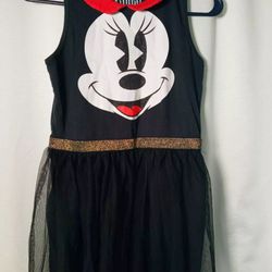 Disney MINNIE MOUSE DRESS Halloween black GIRLS Large tulle skirt 