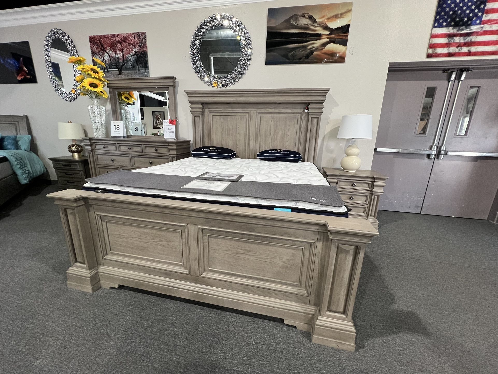 4 Pc King Bedroom Set 