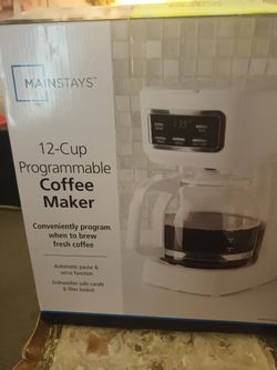 12 Cup Programmable Coffee Maker