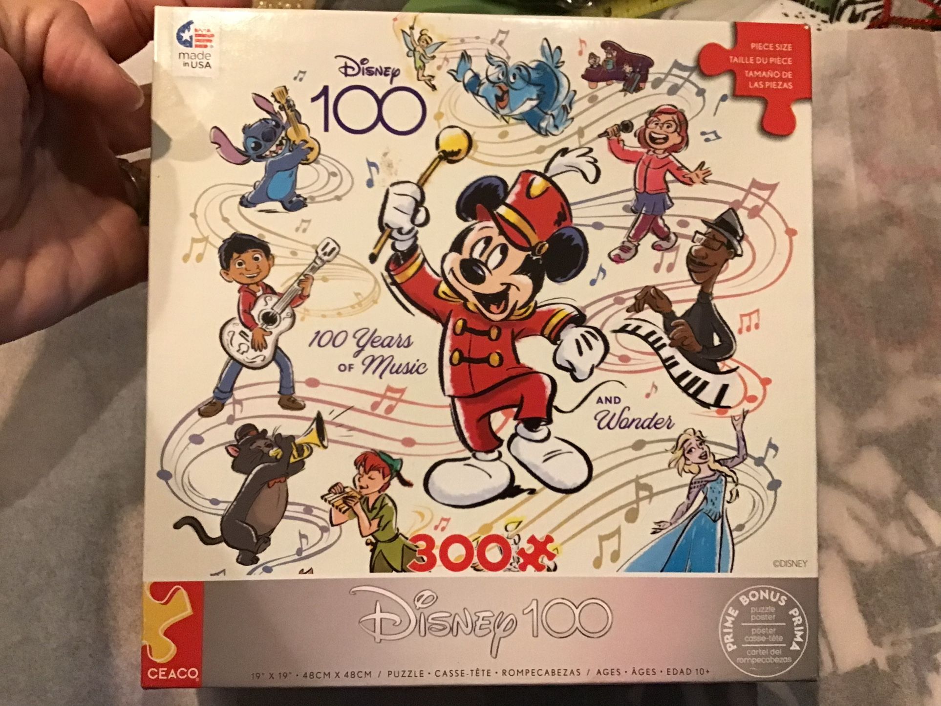 Disney 100 Year Of Music 300 Piece Puzzle -USED