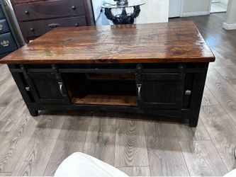 Industrial style coffee table