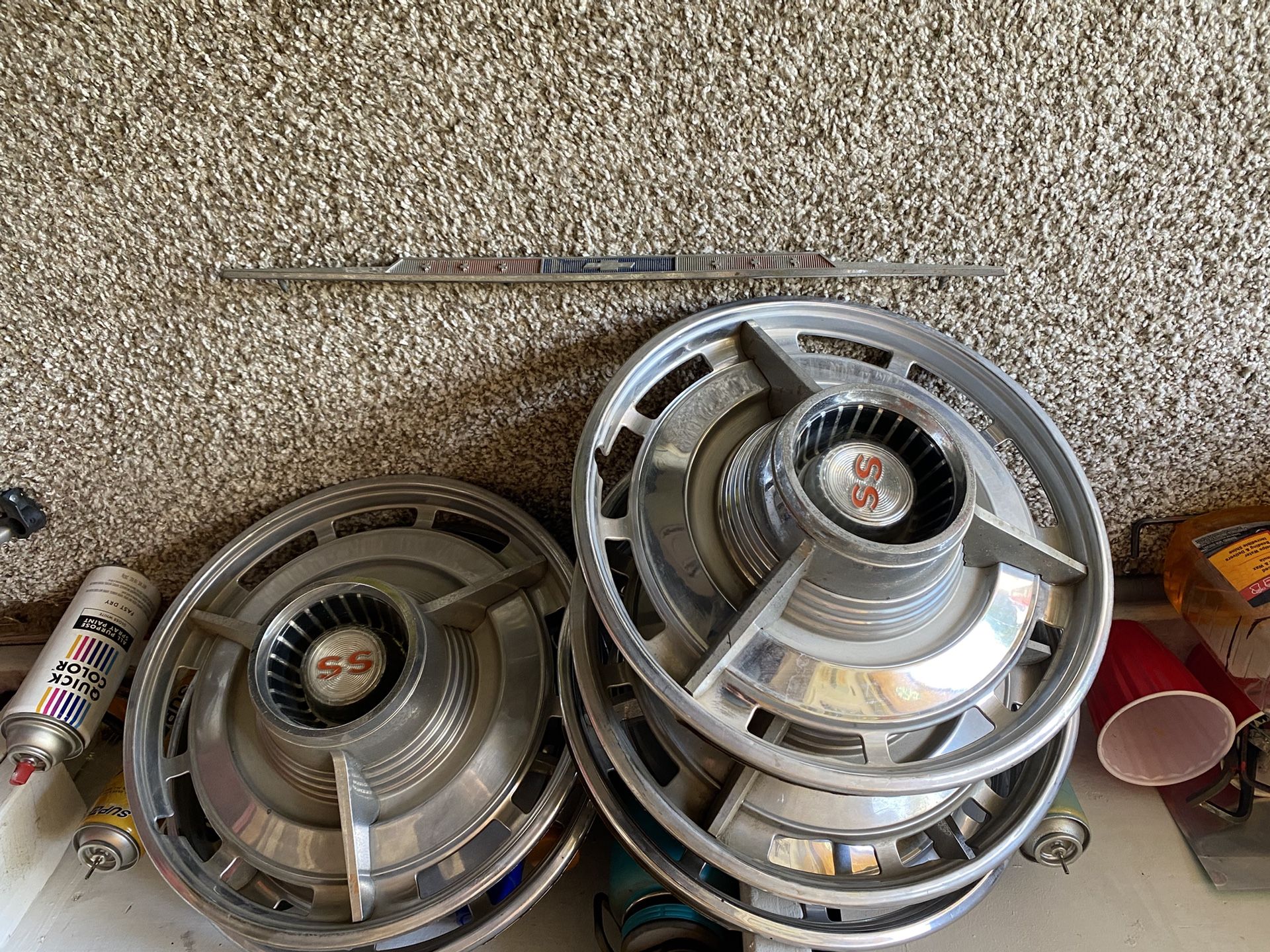 Ss Chevy Hubcaps Original $400 OBO