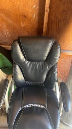 Black Leather Office Chair
