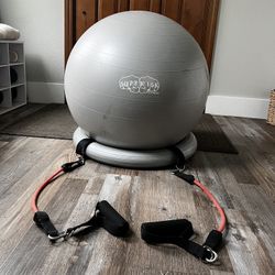 Exercise call with bands 