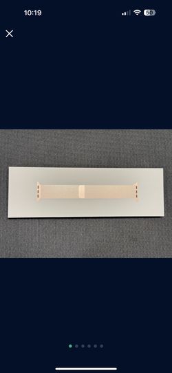 46mm Gold Stainless Steel Milanese Loop Apple Watch Band (open box)