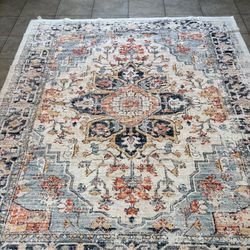 Beautiful 8x10 Washable Area Rug New 