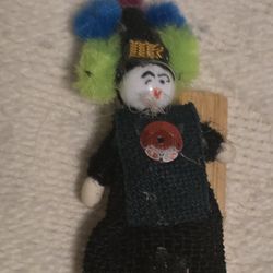 Handmade Doll Bamboo Bookmark