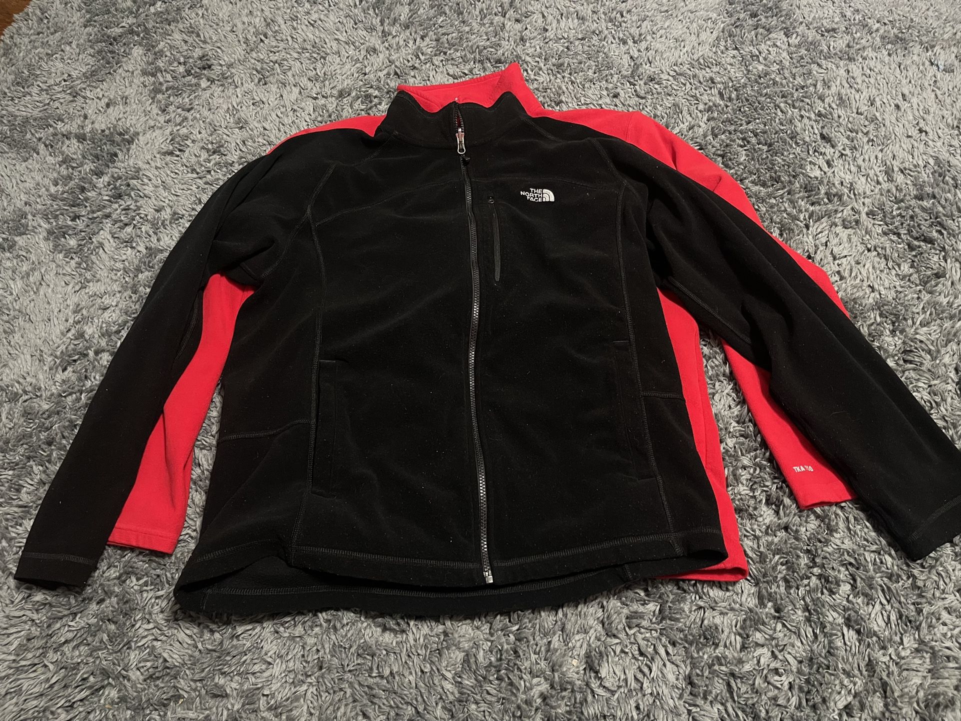 2 Northface, men’s fleece jacket XL/TG