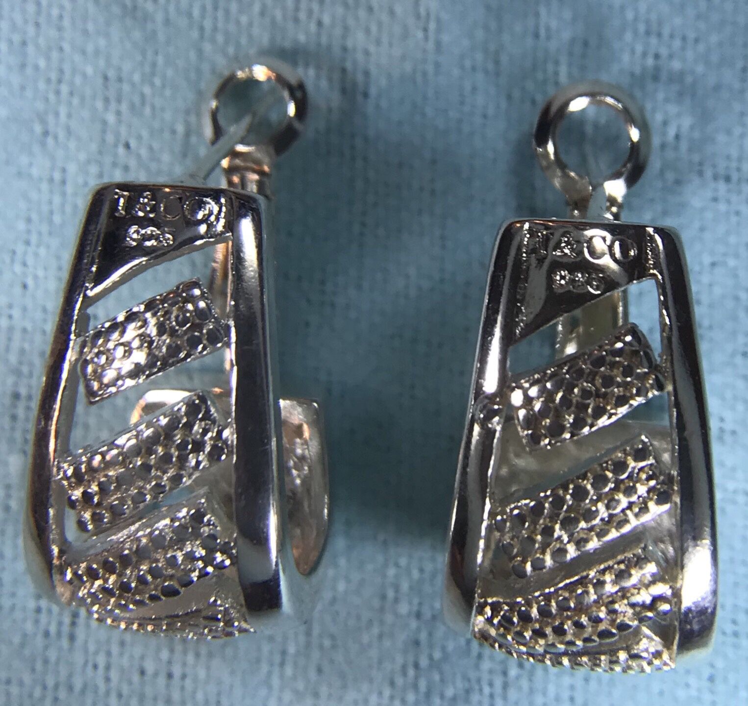Authentic Tiffany & Co. sterling silver earrings, vintage