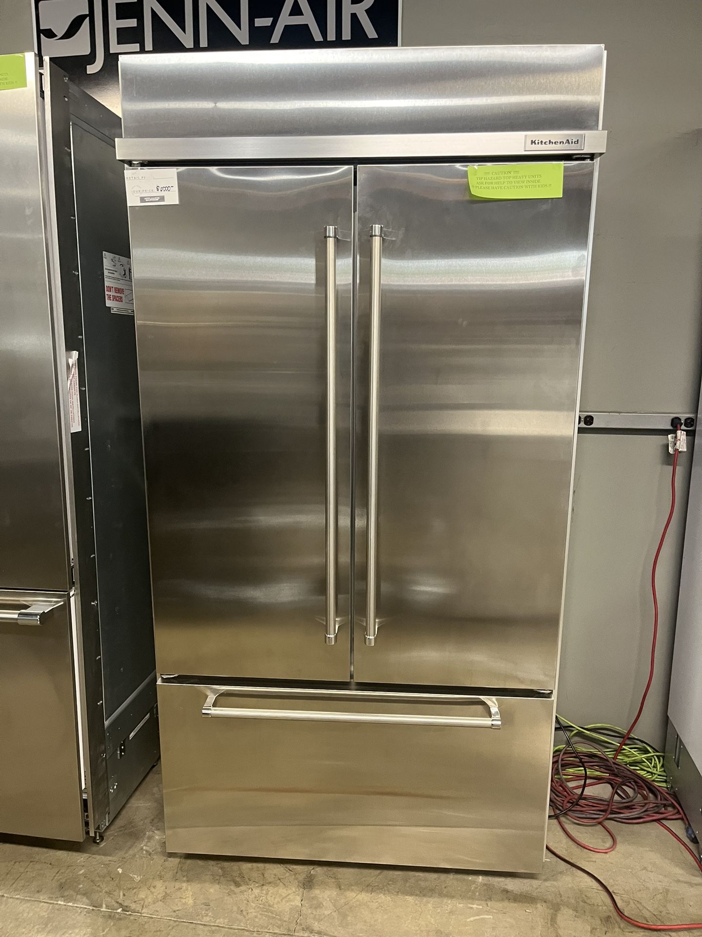 KITCHENAID AID  FRENCH DOOR BUILT IN REFRIGERATOR 42 WIDE 