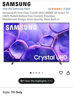 Samsung Crystal UHD TV