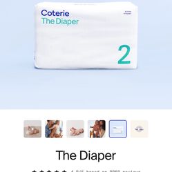 coterie baby diapers new