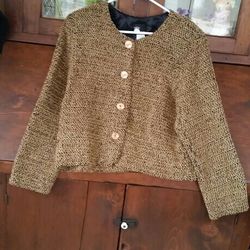 First option  women's knit Blazer Jacket size L