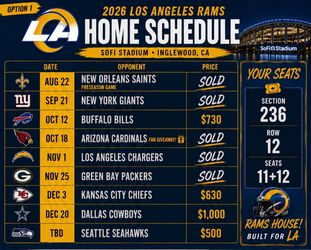 Rams tickets