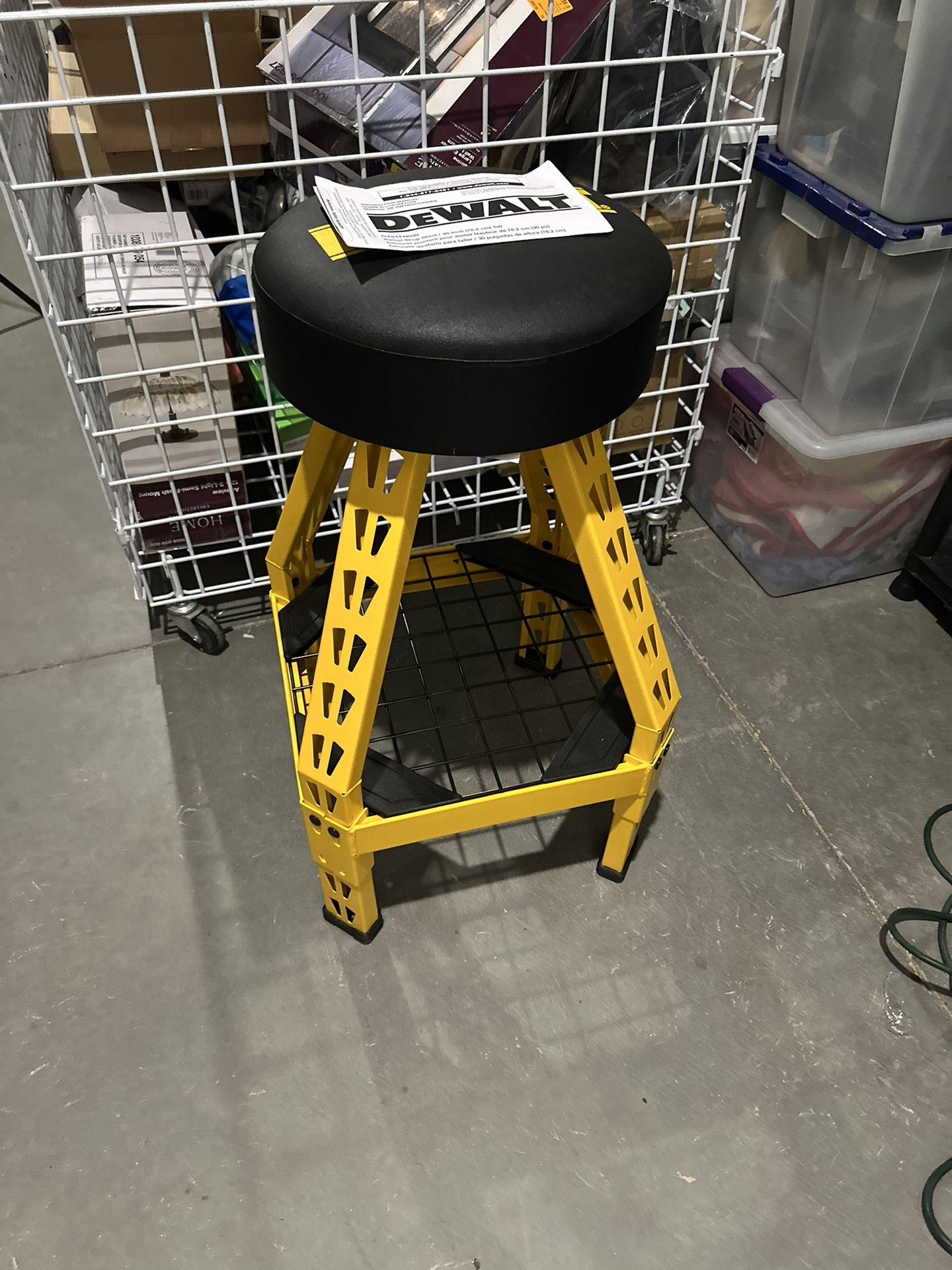 NEW Dewalt Shop Stool