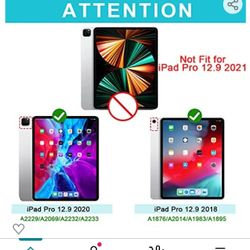 IPad 12.9 4th,3rd Gen Case With Pencil Holder