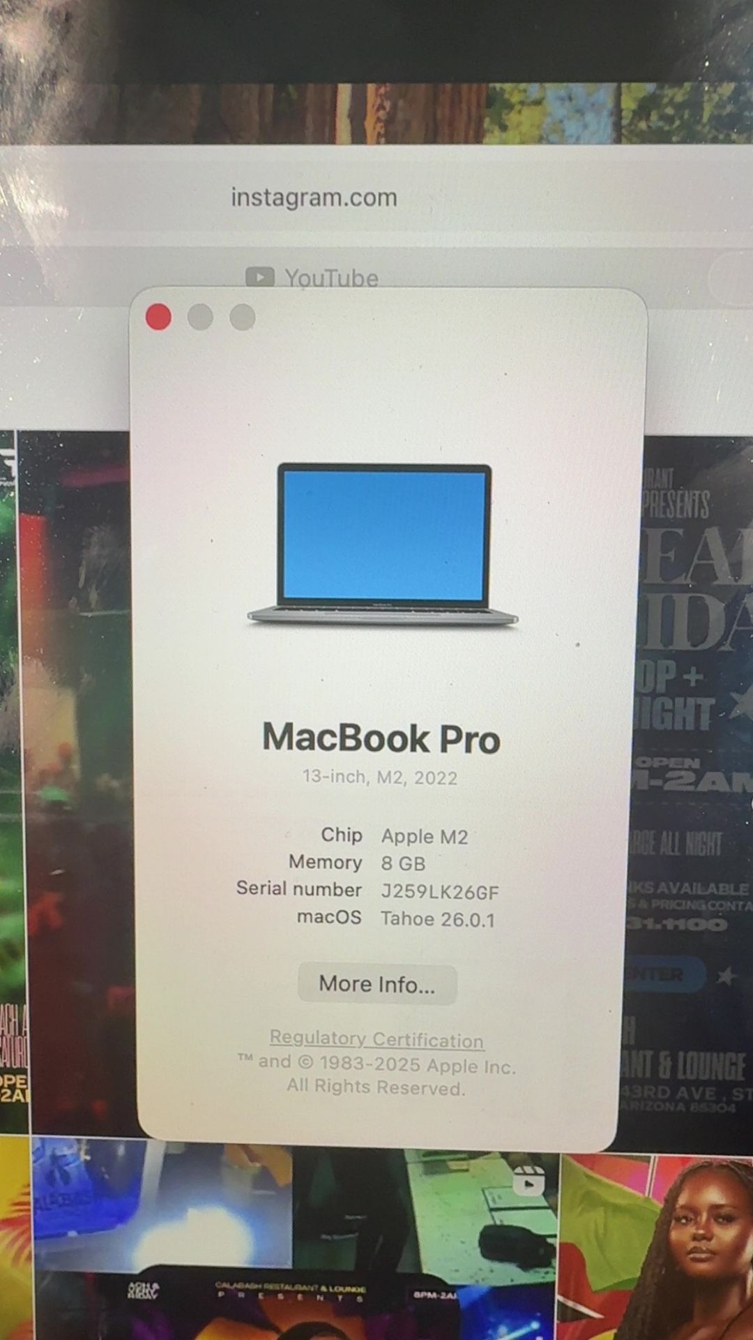 MacBook 2022 With Touchbar