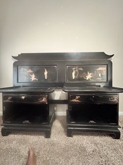 Antique Oriental Bedroom set