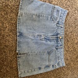Jean Mini Skirt 
