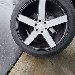22" Rims and tires