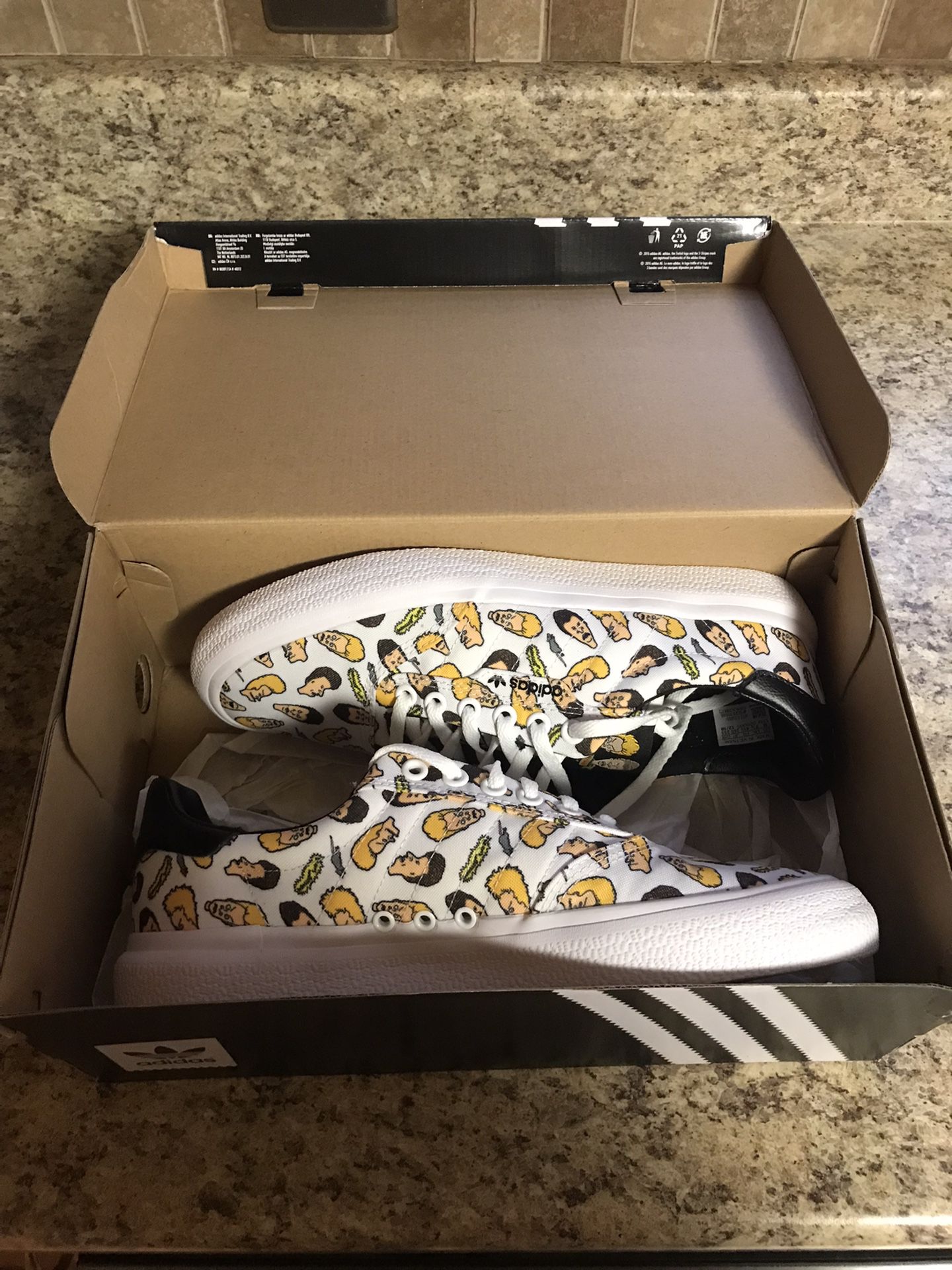 Rare Adidas Beavis And Butthead Shoes