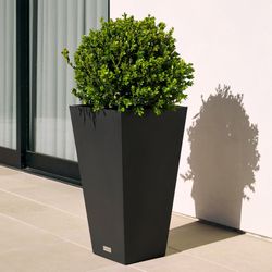 🆕️ Veradek Midland 24" Tall Planter with Shelf Midland Home / Patio, Lawn & Garden / Lawn Care & Gardening Supplies / Planters & Plant Pots
