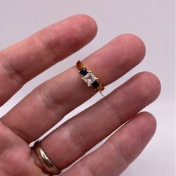 Diamond & Gold Fancy Ring (0.51 C.t) Certified!