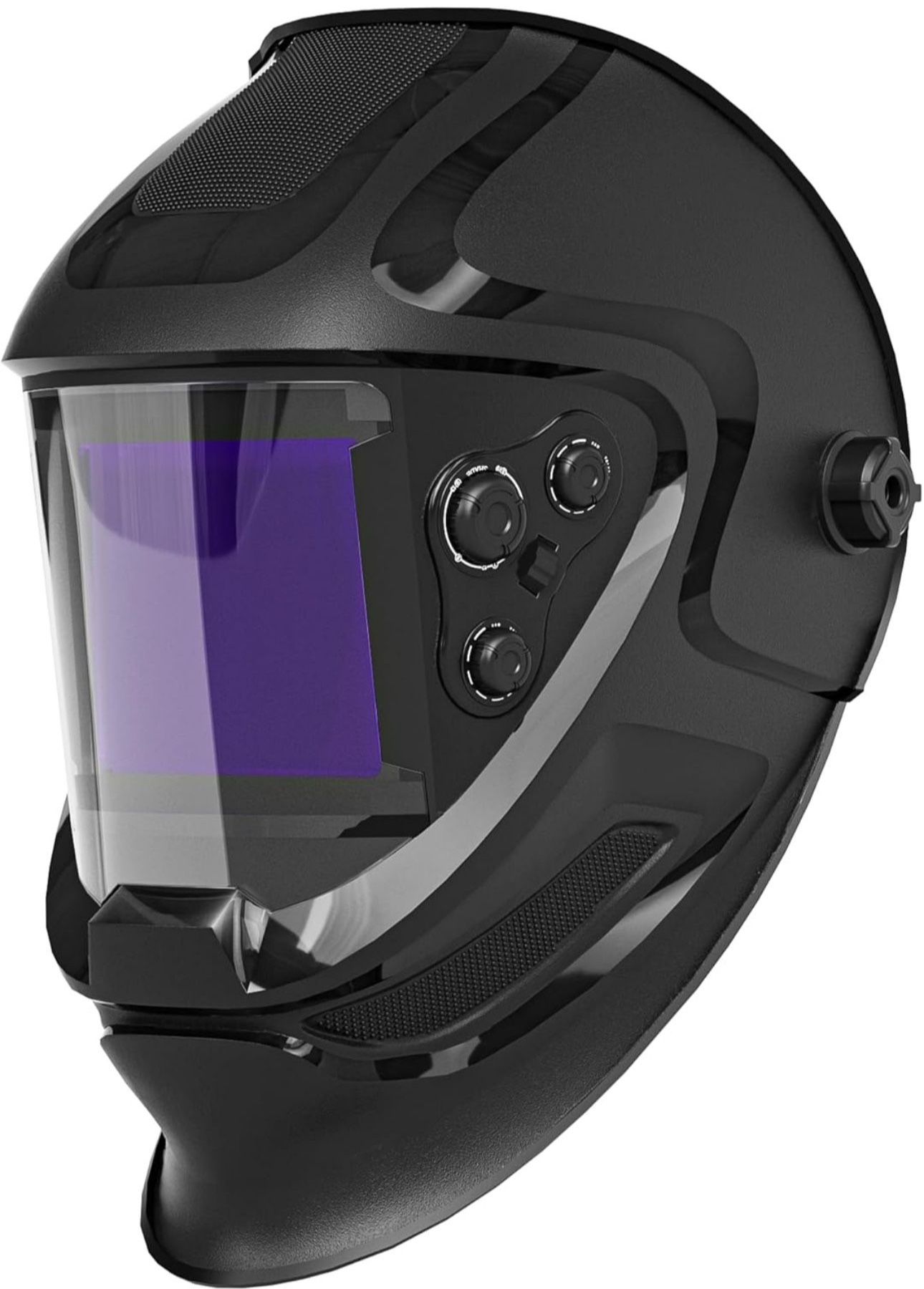 Tecweld Auto Darkening Welding Helmet, Large Viewing Welding Hood with 4 Arc Sensor Wide Shade 4~5/9-9/13 for TIG MIG Arc Weld Grinding Welding Mask