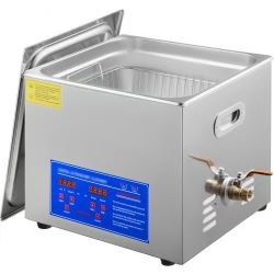 212* 15L Ultrasonic Cleaner with Digital Timer&Heater Professional Ultrasonic Cleaner 40kHz Advanced Ultrasonic Cleaner 110V for Wrench Screwdriver Re