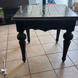 Black Wood Table 37.5x27.5