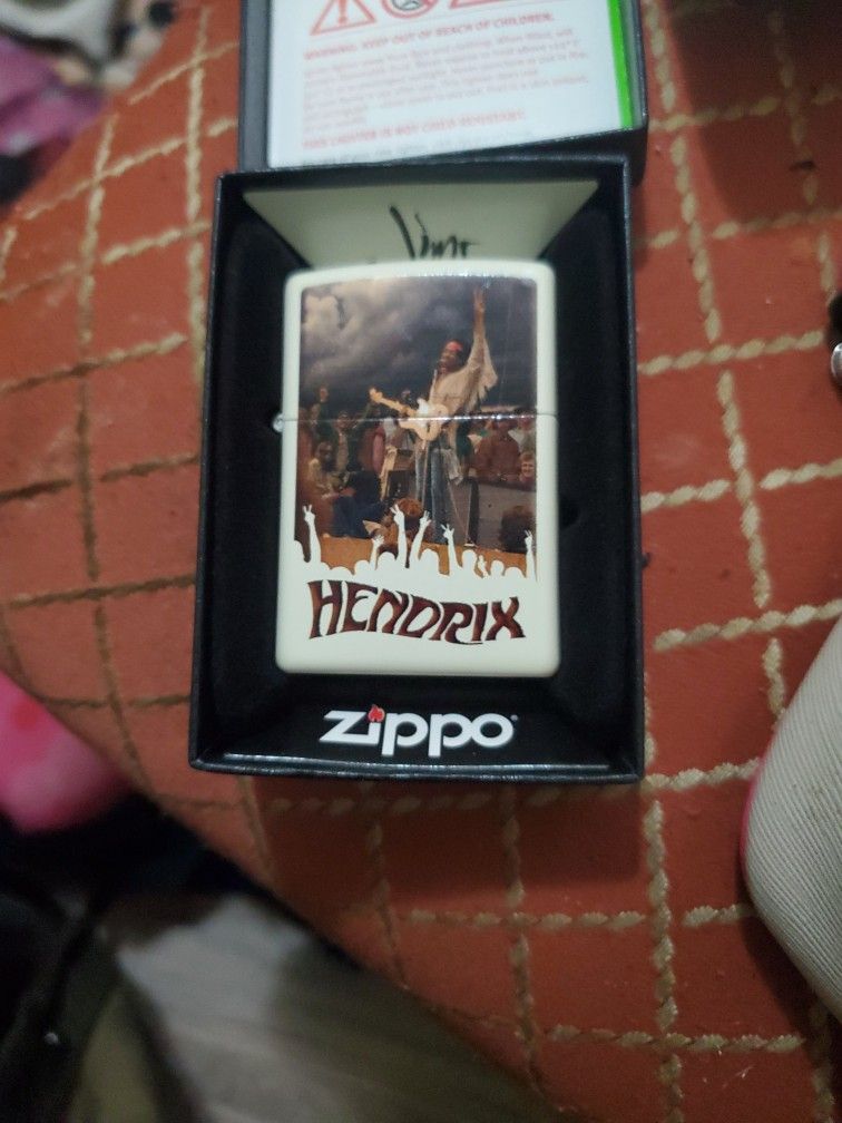 Rare Jimi Hendrix Zippo Lighter
