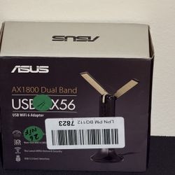 ASUS WiFi 6 AX1800 USB WiFi Adapter (USB-AX56) - Dual Band WiFi 6 Client