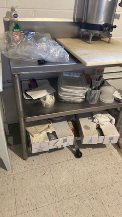 Butcher Work Station Table