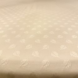 FIAMMETTA PANNA LUXURY JACQUARD WEAVE VINTAGE TABLECLOTH BEDCOVER ITALY
