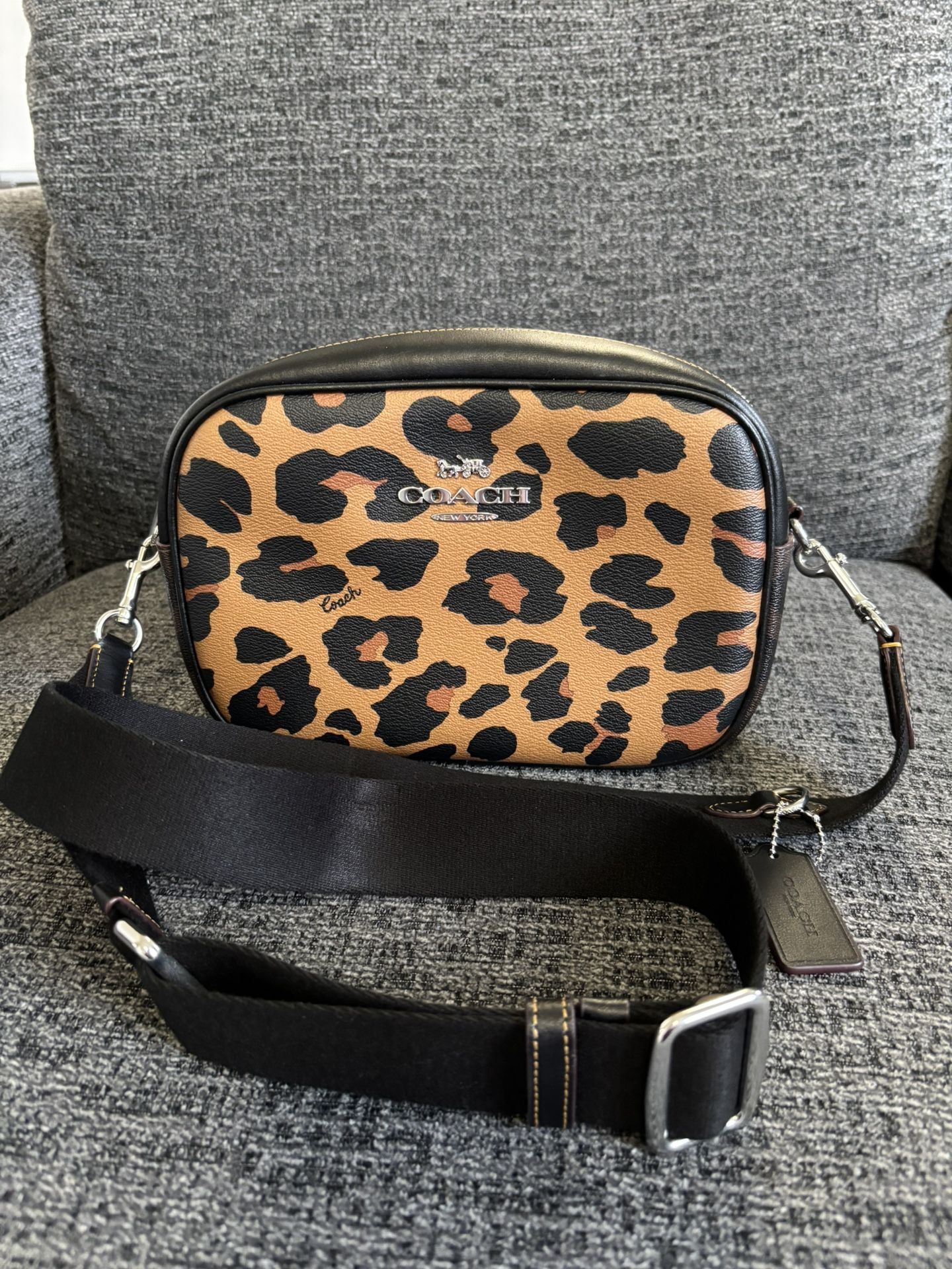 Coach Leopard Print Crossbody